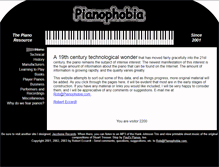 Tablet Screenshot of pianophobia.com